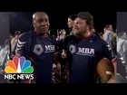 NFL Stars Play Veterans From Wounded Warrior Project | 3rd Block | NBC News