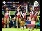 Rio Olympic 2016: Gymnastics Team Final: Simone Biles and the U.S. Women Go for Gold