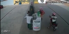 Comic attempted robbery in Brazil Caught on security camera