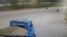 Car And Bike accident caught on camera in Hyderabad ( INDIA)