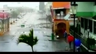 Tropical Storm Erica Hitting Island - Video