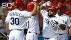Rangers rough up Astros, take 1 1/2 game lead in AL West