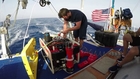 Elsa Pataky & Chris Hemsworth on board Oceana Ranger