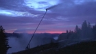 B-Roll, Snowmaking Test at Sunday River, September 22