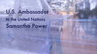 Special Portals: U.S. Ambassador Power at the UN talks to Sidra at Za'atari refugee camp