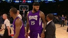 Cousins bumps into security guard at MSG