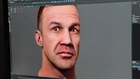 Realtime facial expressions workflow based on 3D scans