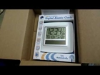 Unboxing and Review of LaCrosse Solar Powered Digital Atomic Clock