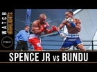 Spence Jr. vs Bundu HIGHLIGHTS: August 21, 2016 - PBC on NBC
