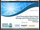 Next Generation Data Center Storage & Virtualization for Government