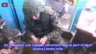 Russian goon soldiers claim to fight for Putin and for GOD...then LIE about taking the Donetsk airport which is STILL under control of Ukraine Militia
