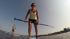 Stand Up Paddleboard Fail Caught in Background