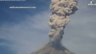 Mexico's Colima or  Fire  Volcano erupts