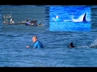 Surfer Mick Fanning fights off shark attack in South Africa at J Bay Open on Sunday