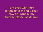 Brett Favre signs with the Minnesota Vikings