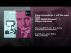 Piano Concerto No. 1 in E flat major S124 (2001 Digital Remaster) : I. Allegro maestoso