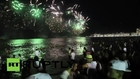 Brazil: Watch party-goers see in the New Year at Copacabana