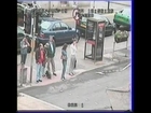 Man throws thousands of pounds into the air at a pedestrian crossing