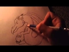 Drawing tutorial! Draw a dragon amulet!