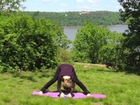 MODIFIED SPREAD LEG FORWARD BEND (Gentle Yoga) - Yoga Therapy