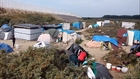 London - Calais Convoy: Distribution in The Jungle Refugee Camp