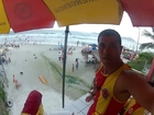 Brazilian firefighters save boy drowning on beach