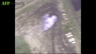 Cool Military Drone View: Donetsk Forces Fire Grad Rockets