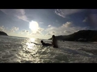 Jenna surfing lesson at NAI HARN BEACH / PHUKET / THAILAND