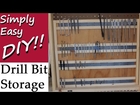 DIY: Drill Bit Storage Rack - Magnetic