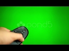 Surfing Television Channels Green Screen Hd. Stock Footage