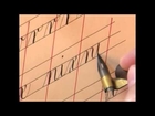 Ziller of Kansas city Copperplate Calligraphy dvd trailer by Ron tate