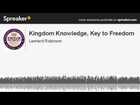 Kingdom Knowledge, Key to Freedom (made with Spreaker)