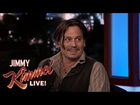 Johnny Depp Develops Characters with Barbies