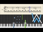 Alan Walker - Sing Me To Sleep - Piano Tutorial + Sheets