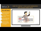Webinar. How to contact your leads immediately and achieve more sales