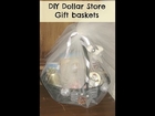 DIY Dollar store christmas gift basket/ How to make gift basket from the Dollar Store