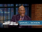 Samuel L. Jackson Finds Out He's in a Feud with Donald Trump  - Late Night with Seth Meyers