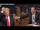 Jimmy Fallon Messes Up Trump's Hair! Funny 9/15/16
