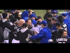 Jeff Samardzija fight - Chicago White Sox vs. Kansas City Royals - Yordano Ventura