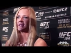 UFC 194: Holly Holm Media Scrum