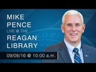 A Reagan Forum with Governor Mike Pence