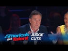Piers Morgan Scares Everyone Away - America's Got Talent 2015