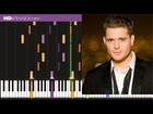 How to play Michael Buble Fly me to the moon   Piano tutotial  50% speed