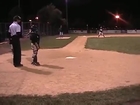 Little Baseball Player Gets Hit in Balls