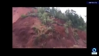 TERRIFYING landslide moment recorded by mobile