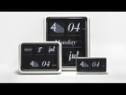 Font Clock by Sebastian Wrong for Established & Sons