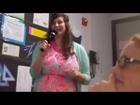 Singing teacher US high school teacher sings and raps during lesson
