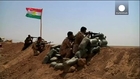 Gains in Kurdish counterattack but Iraq militants put up stiff resistance