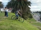 Bike crashing