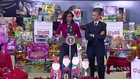 Obama The 'Big Elf' Sorts Toys For Little Girls and Boys